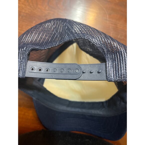 KC Honey Trucker Snapback Hat Navy White Classic Yupoong Mesh Cap Baseball - Picture 4 of 6